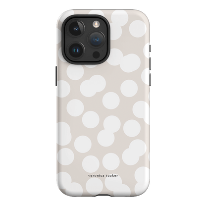 Confetti White Printed Phone Cases iPhone 15 Pro Max / Armoured by Veronica Tucker - The Dairy