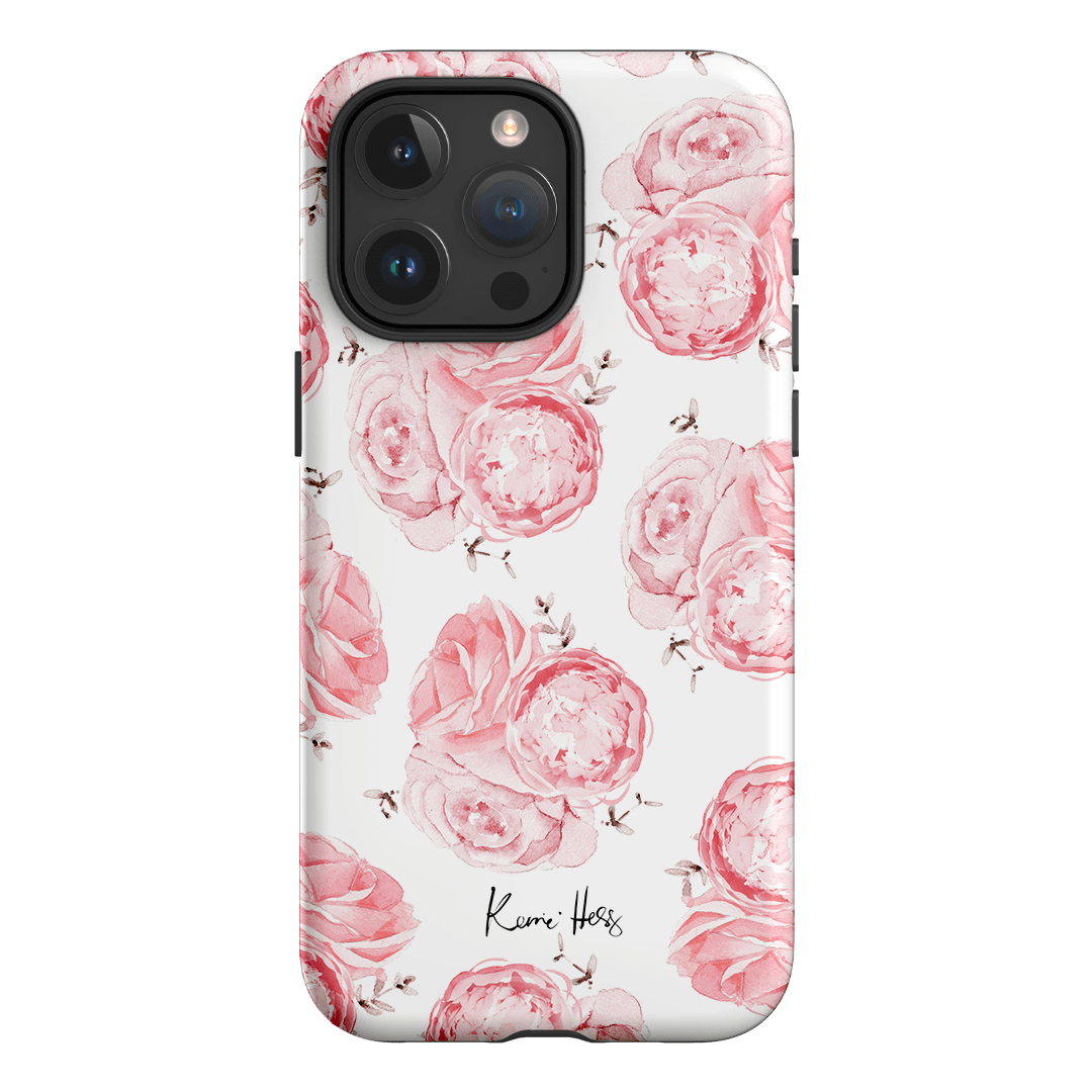 Peony Rose Printed Phone Cases iPhone 15 Pro Max / Armoured by Kerrie Hess - The Dairy