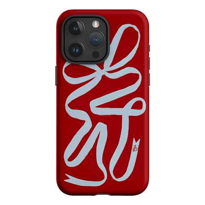 Cottage Ribbon Printed Phone Cases iPhone 15 Pro Max / Armoured by Jasmine Dowling - The Dairy