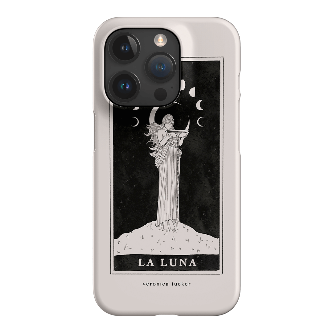 La Luna Tarot Card Printed Phone Cases iPhone 15 Pro / Snap by Veronica Tucker - The Dairy