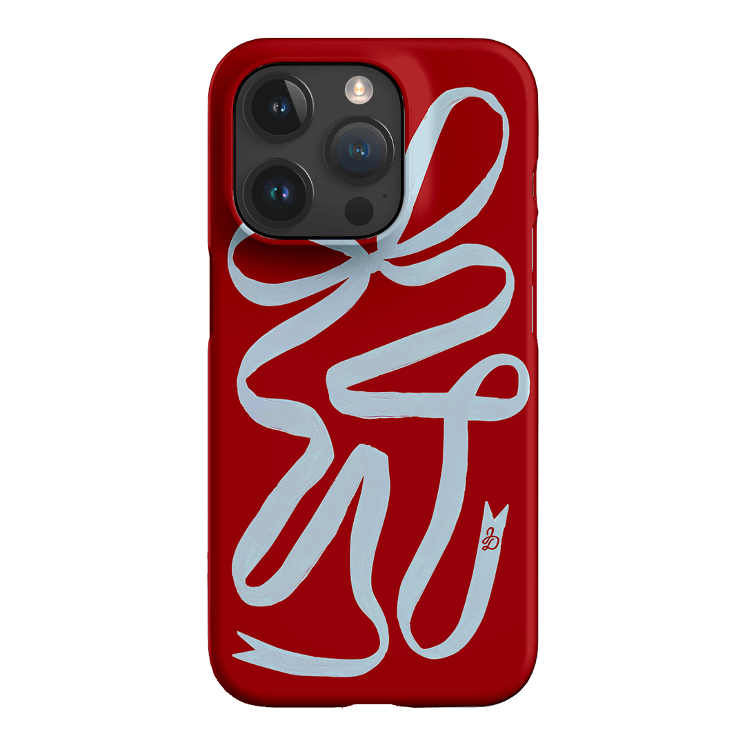 Cottage Ribbon Printed Phone Cases iPhone 15 Pro / Snap by Jasmine Dowling - The Dairy