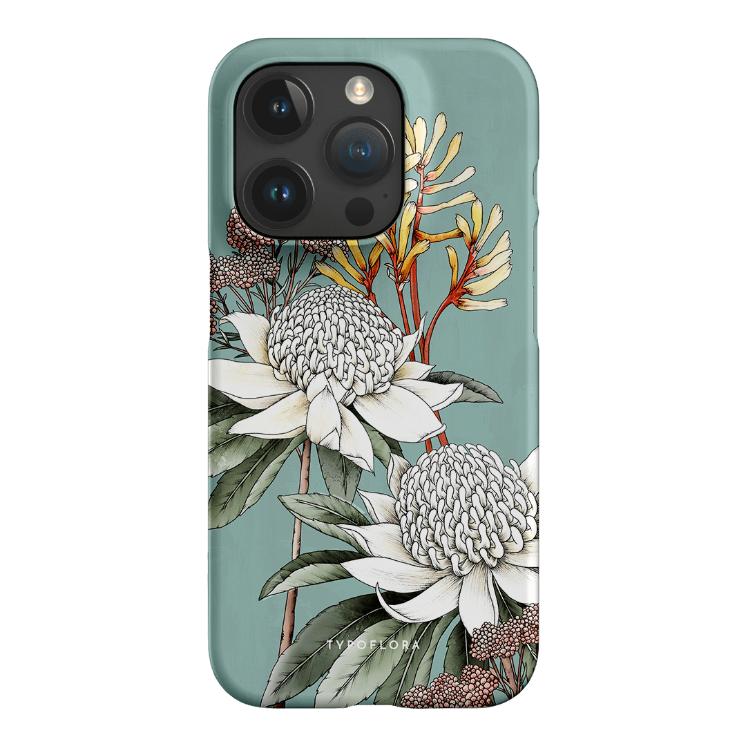 Waratah Printed Phone Cases iPhone 15 Pro / Snap by Typoflora - The Dairy