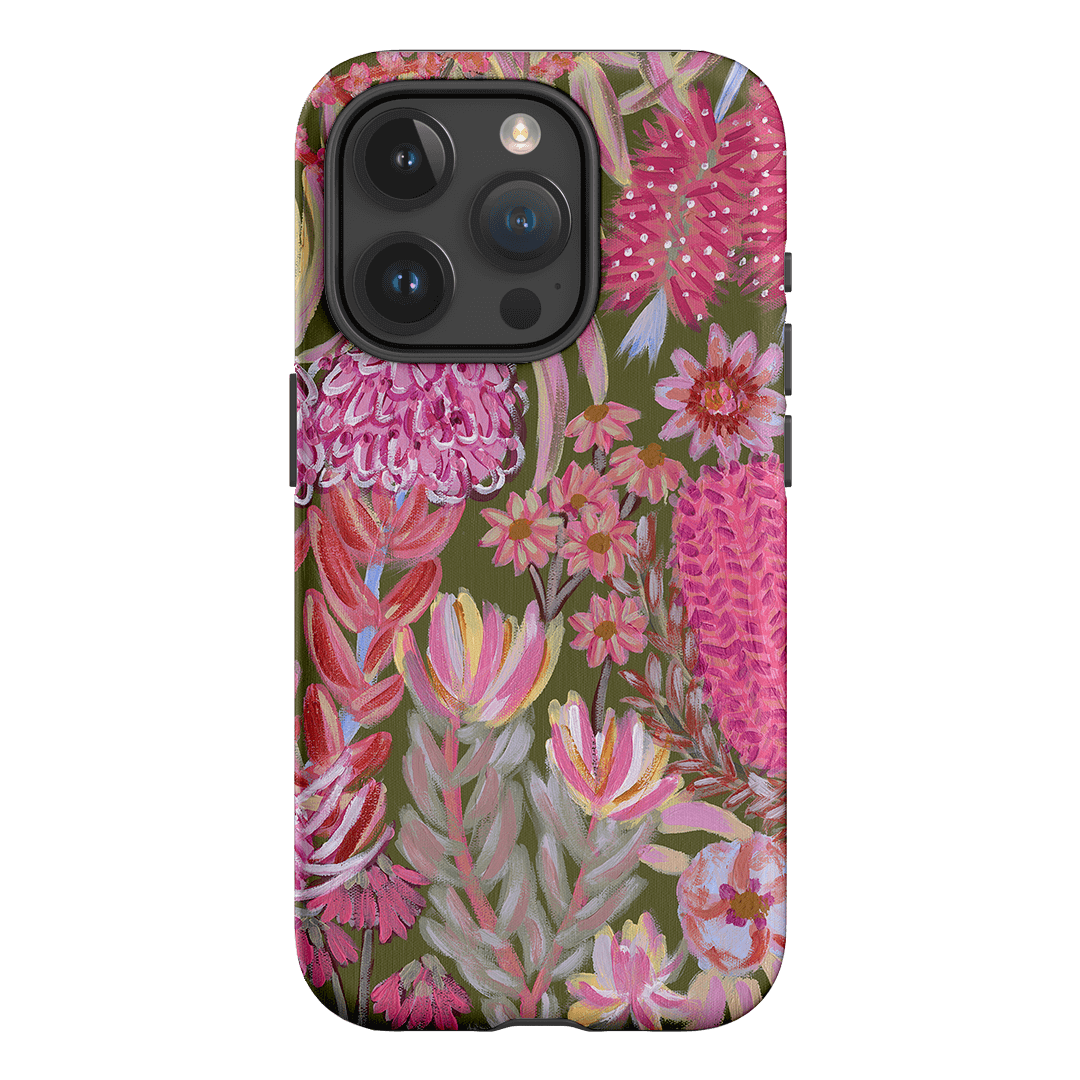 Floral Island Printed Phone Cases iPhone 15 Pro / Armoured by Amy Gibbs - The Dairy