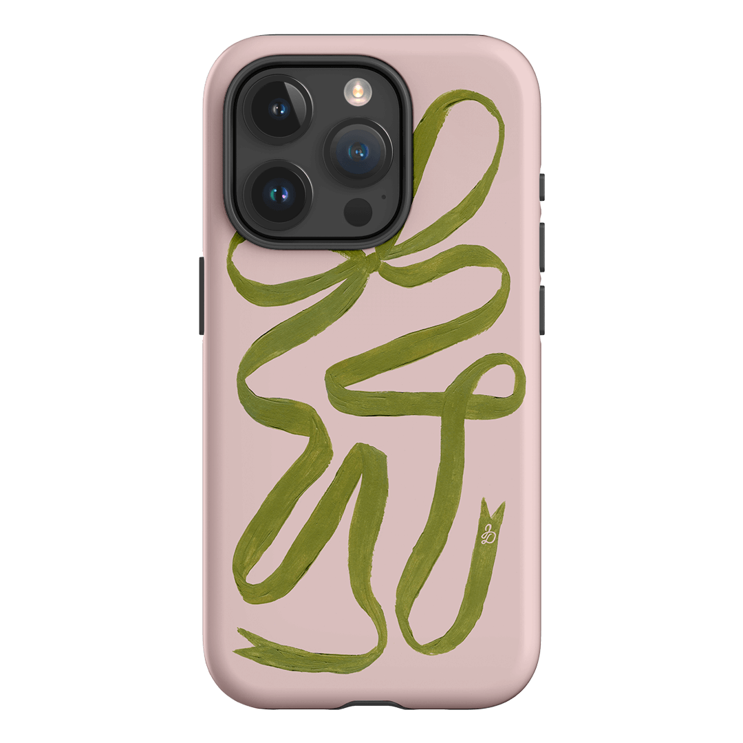 Garden Ribbon Printed Phone Cases iPhone 15 Pro / Armoured by Jasmine Dowling - The Dairy