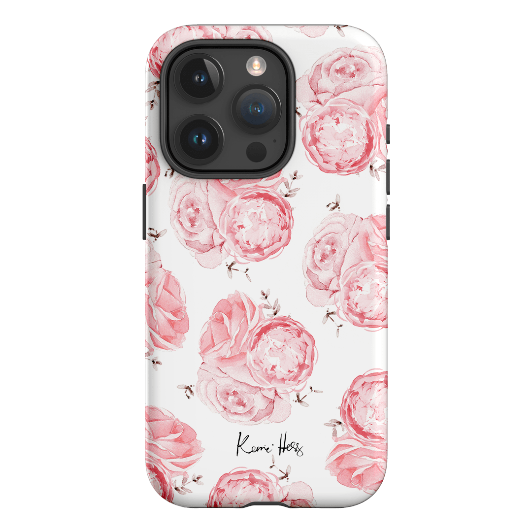 Peony Rose Printed Phone Cases iPhone 15 Pro / Armoured by Kerrie Hess - The Dairy