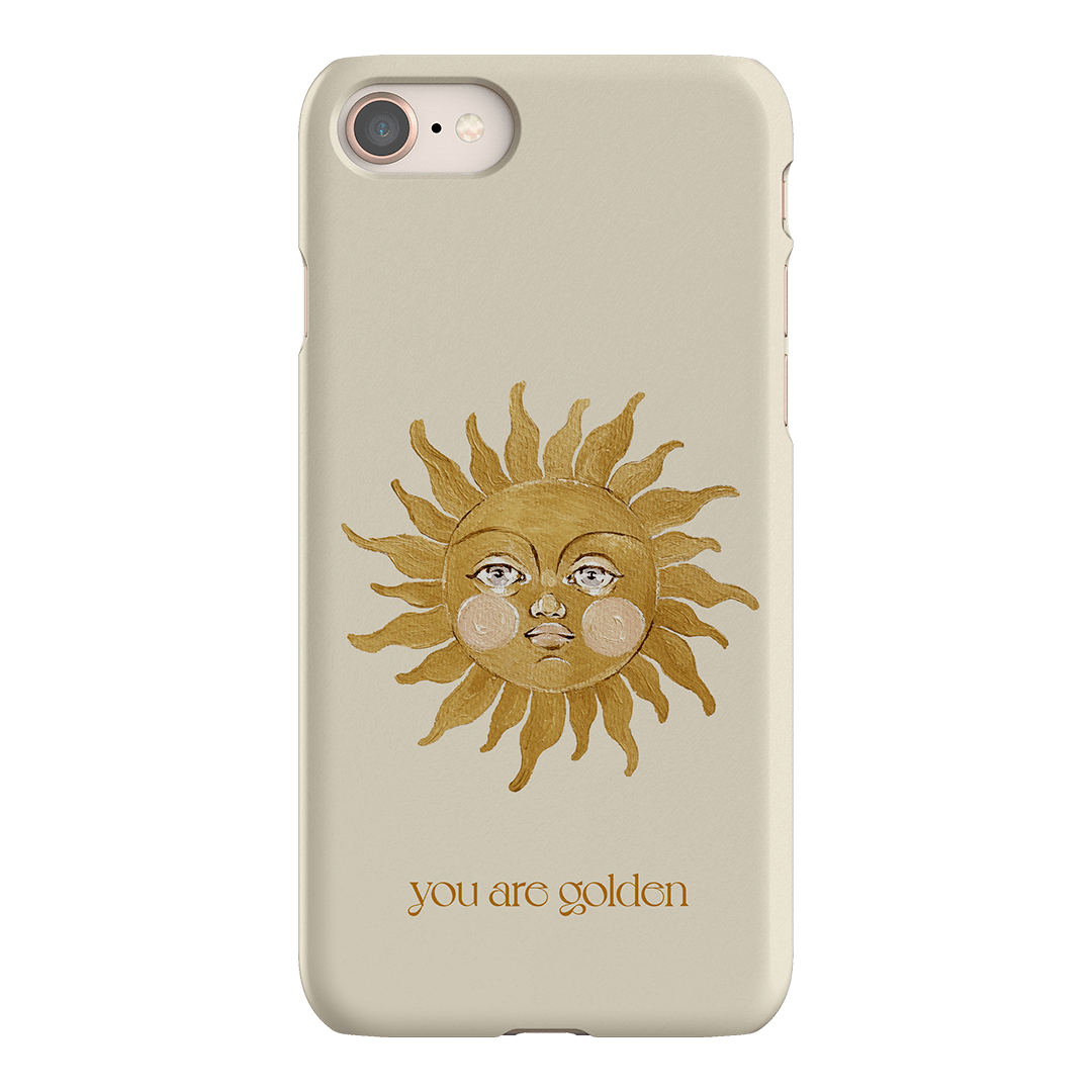 You Are Golden Printed Phone Cases iPhone 8 / Snap by Brigitte May - The Dairy