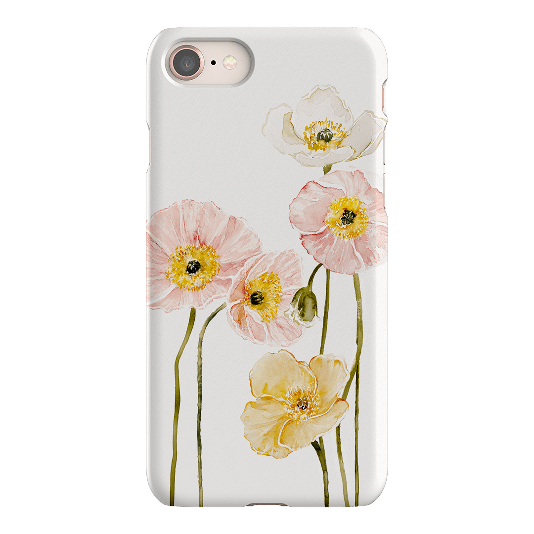 Poppies Printed Phone Cases iPhone 8 / Snap by Brigitte May - The Dairy