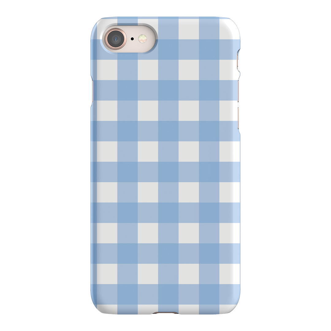 Gingham in Sky Matte Case Matte Phone Cases iPhone 8 / Snap by The Dairy - The Dairy