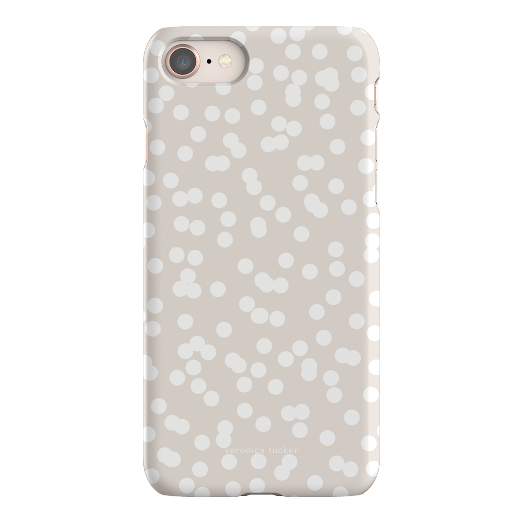 Mini Confetti White Printed Phone Cases iPhone 8 / Snap by Veronica Tucker - The Dairy