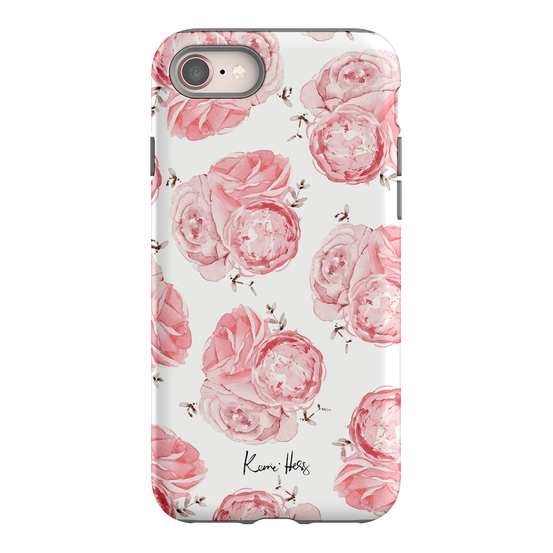 Peony Rose Printed Phone Cases iPhone 8 / Armoured by Kerrie Hess - The Dairy