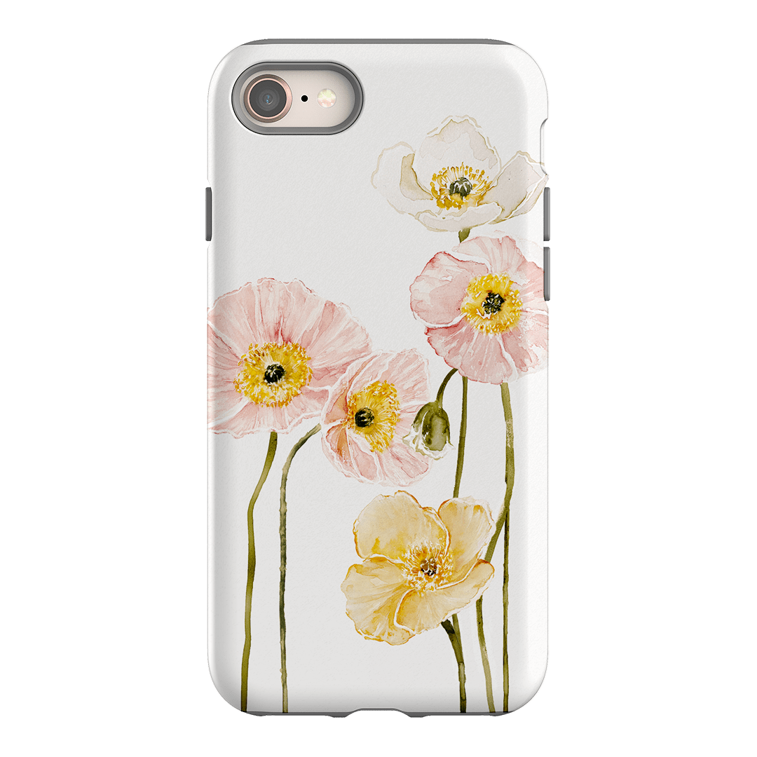 Poppies Printed Phone Cases iPhone 8 / Armoured by Brigitte May - The Dairy