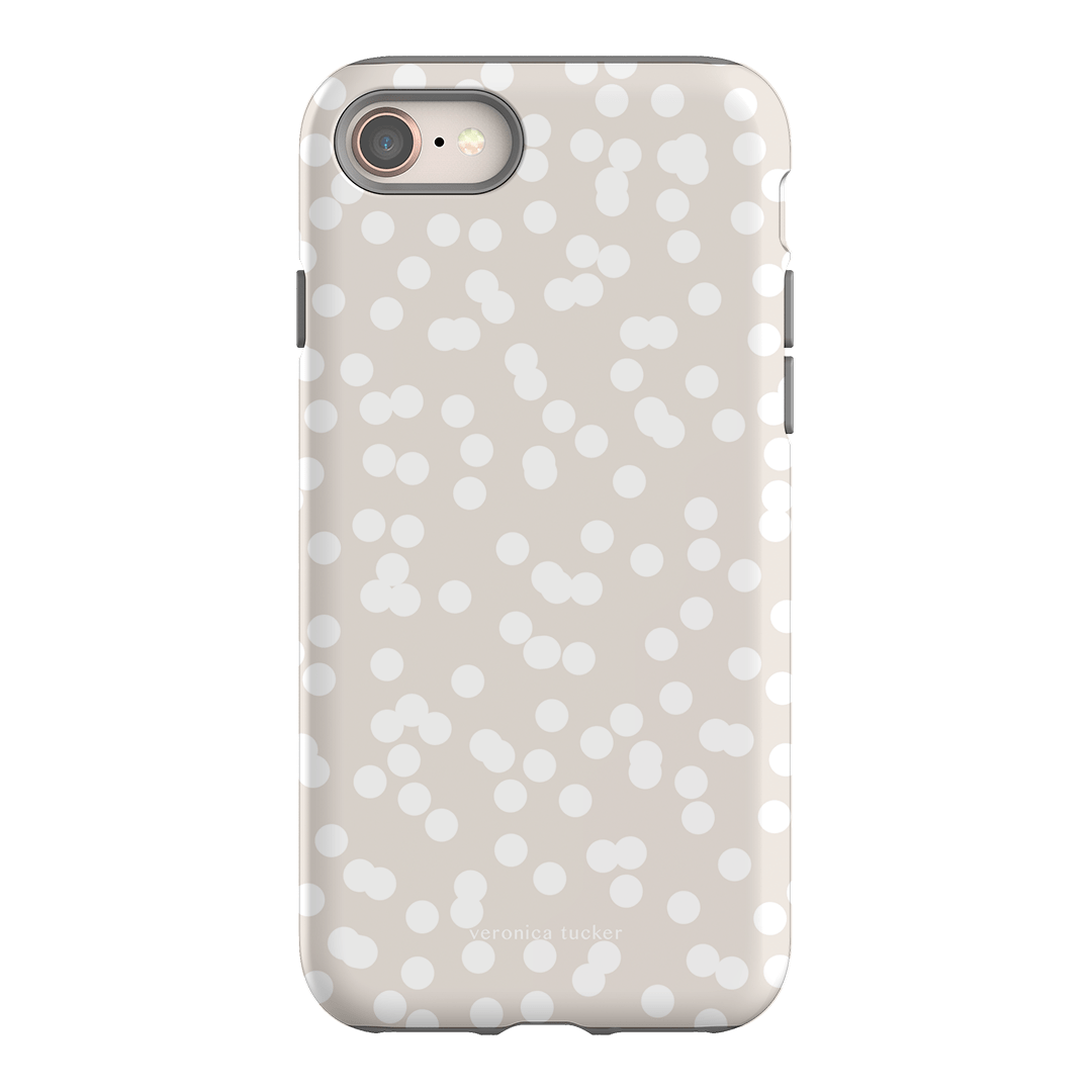 Mini Confetti White Printed Phone Cases iPhone 8 / Armoured by Veronica Tucker - The Dairy