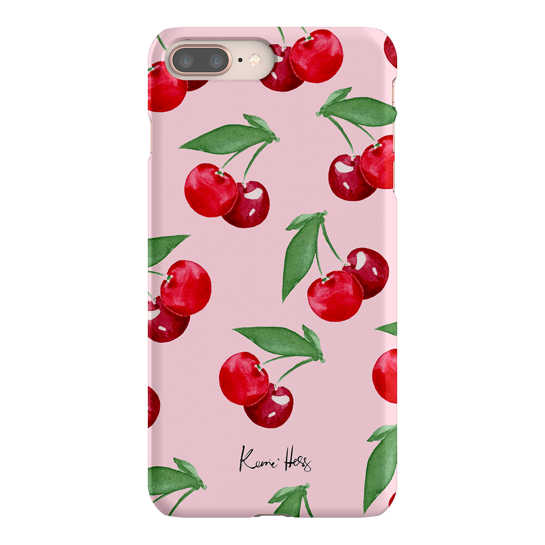 Cherry Rose Printed Phone Cases iPhone 8 Plus / Snap by Kerrie Hess - The Dairy