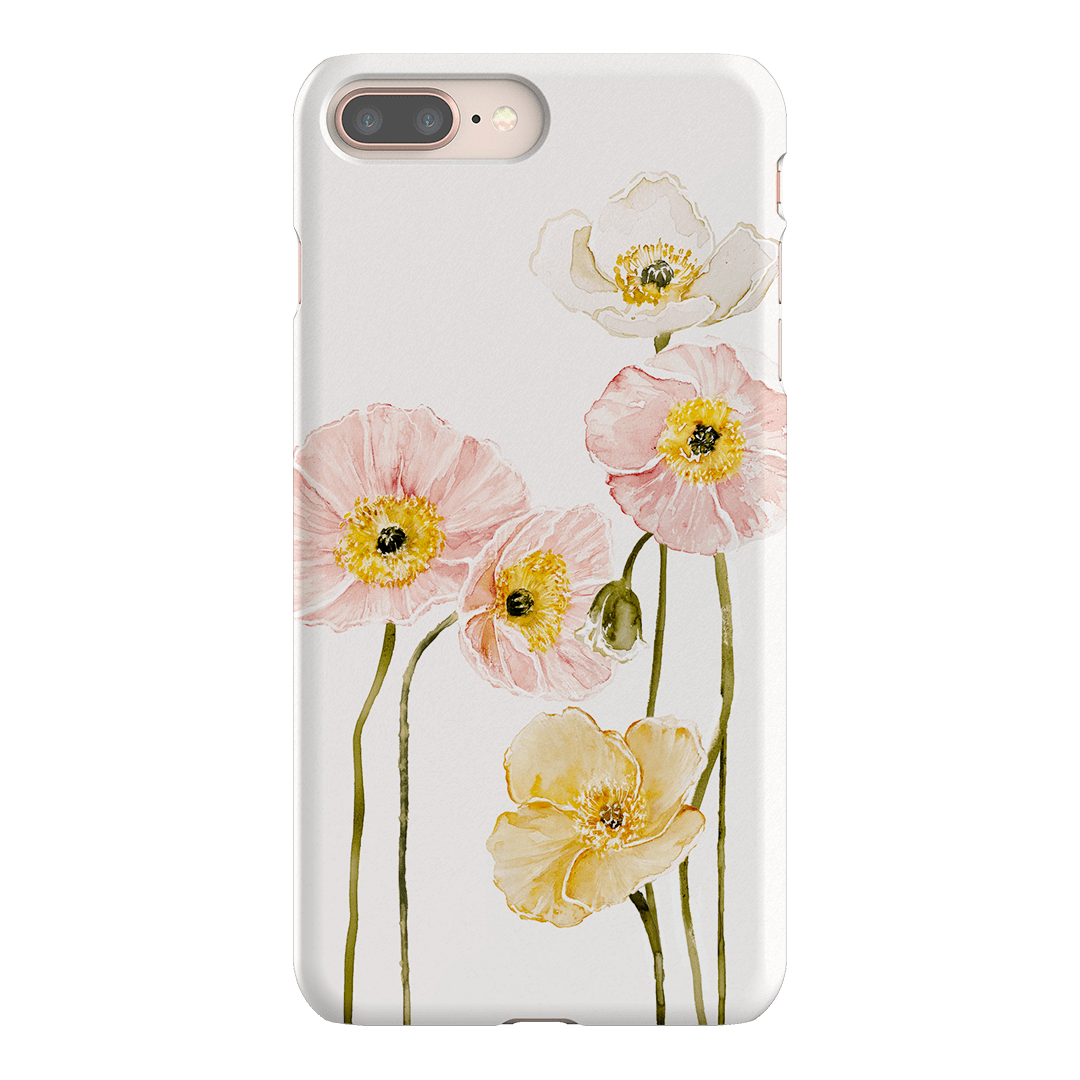 Poppies Printed Phone Cases iPhone 8 Plus / Snap by Brigitte May - The Dairy