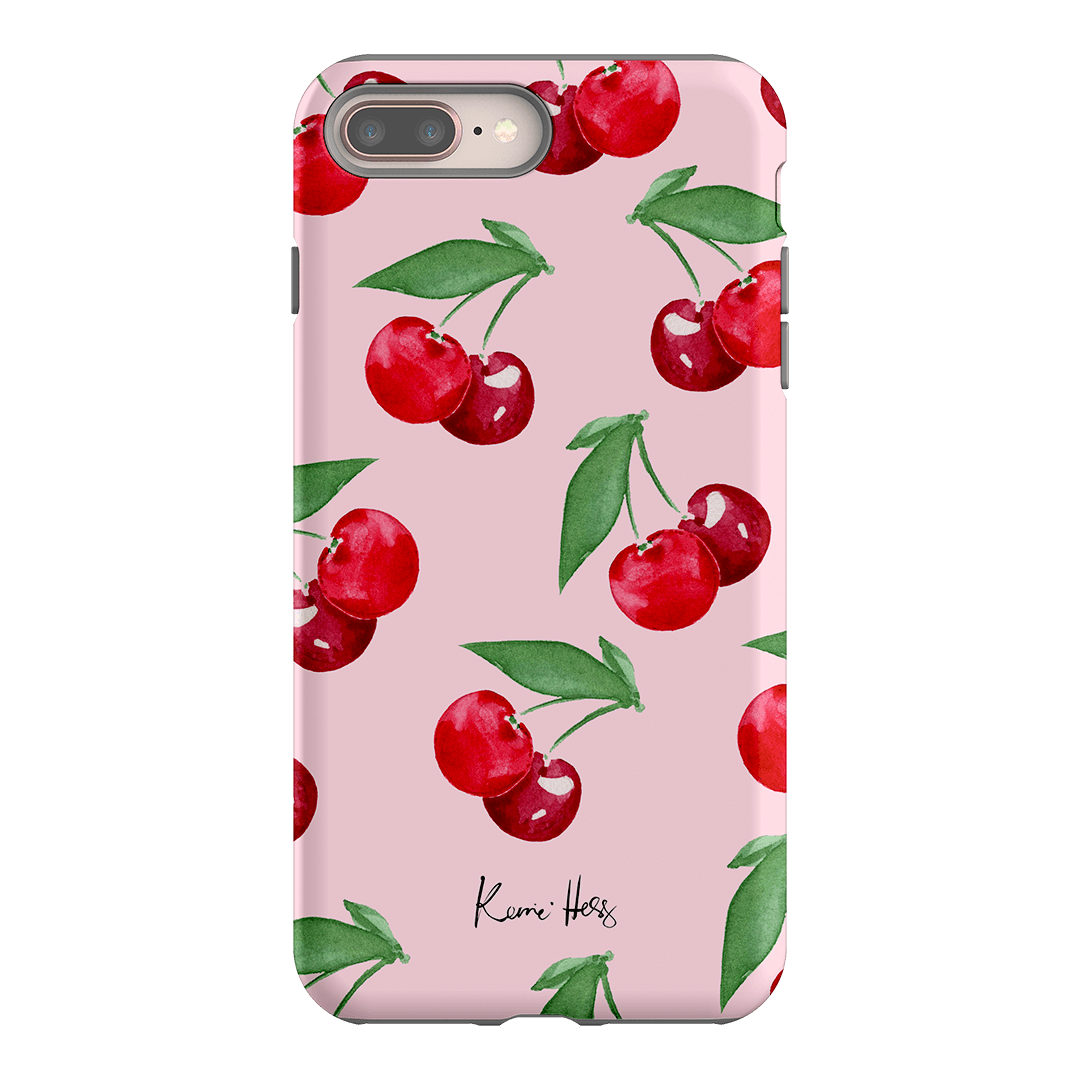 Cherry Rose Printed Phone Cases iPhone 8 Plus / Armoured by Kerrie Hess - The Dairy