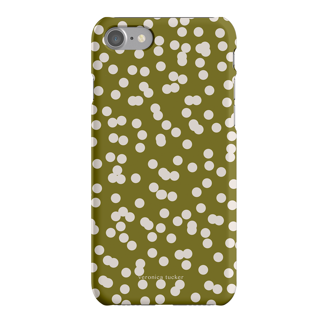 Mini Confetti Chartreuse Printed Phone Cases iPhone SE / Snap by Veronica Tucker - The Dairy