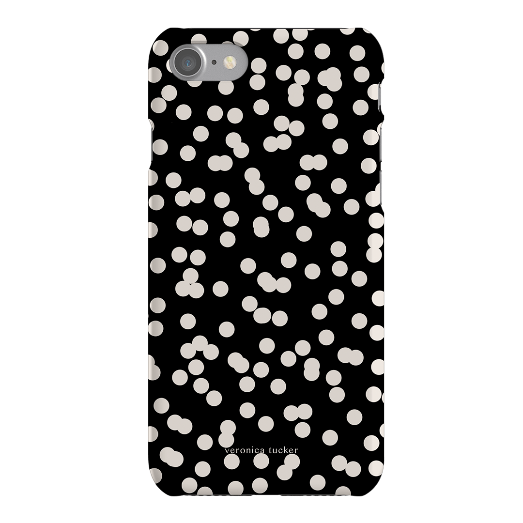 Mini Confetti Noir Printed Phone Cases iPhone SE / Snap by Veronica Tucker - The Dairy