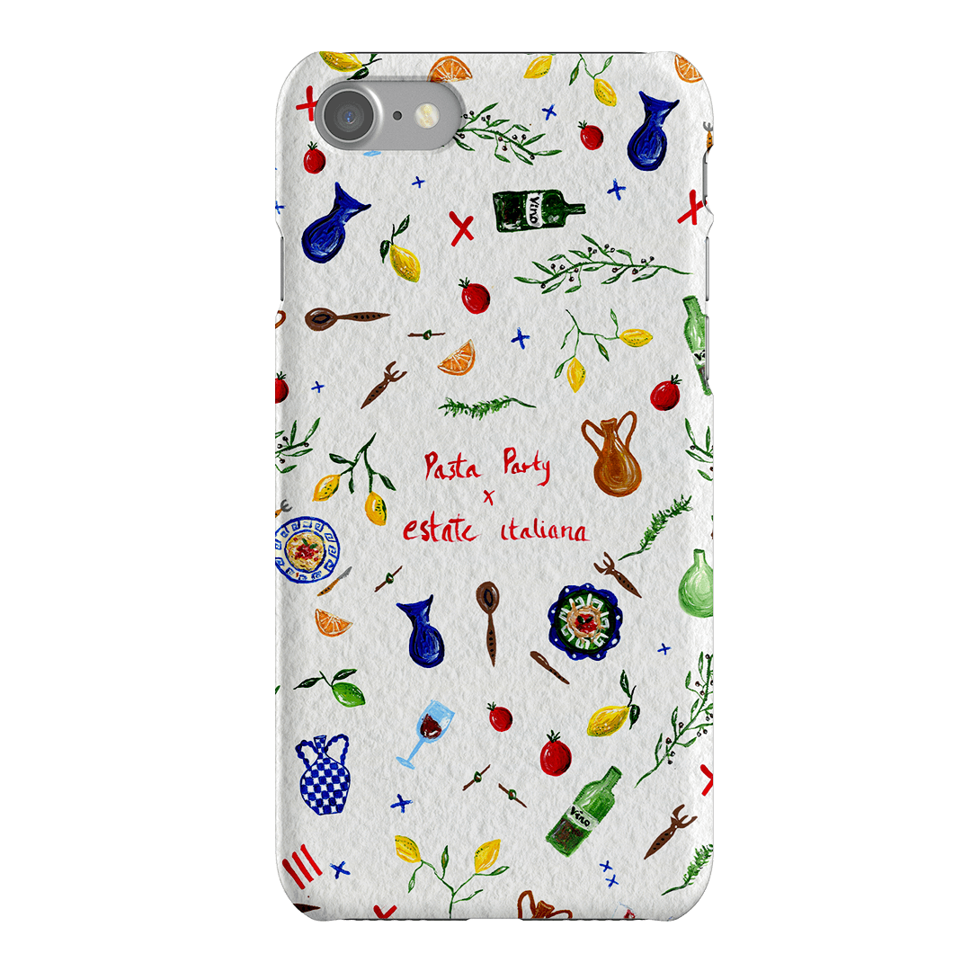 Pasta Party Printed Phone Cases iPhone SE / Snap by BG. Studio - The Dairy