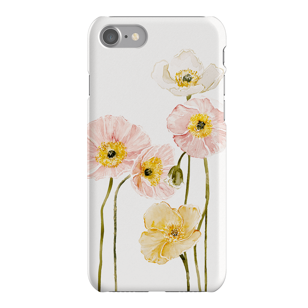 Poppies Printed Phone Cases iPhone SE / Snap by Brigitte May - The Dairy