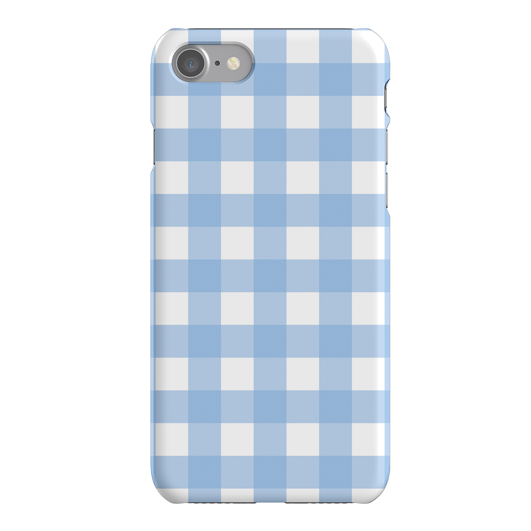 Gingham in Sky Matte Case Matte Phone Cases iPhone SE / Snap by The Dairy - The Dairy