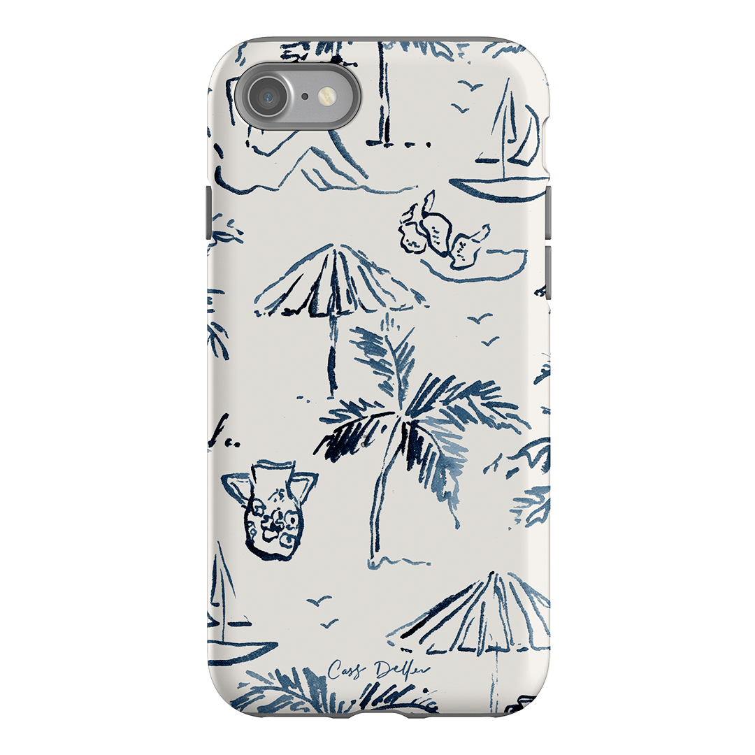 Balmy Blue Printed Phone Cases iPhone SE / Armoured by Cass Deller - The Dairy