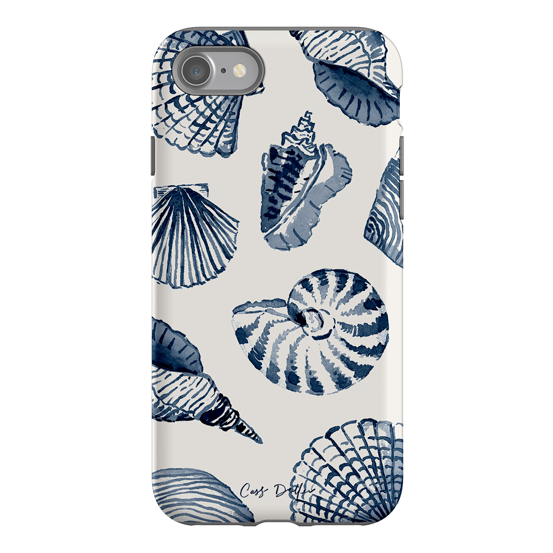 Blue Shells Printed Phone Cases iPhone SE / Armoured by Cass Deller - The Dairy