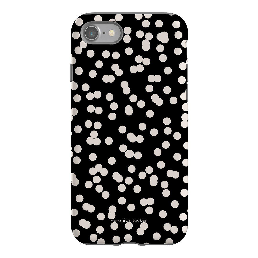 Mini Confetti Noir Printed Phone Cases iPhone SE / Armoured by Veronica Tucker - The Dairy