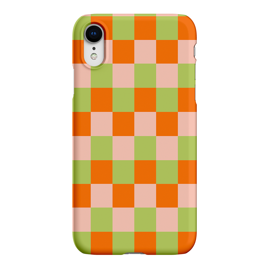 Checks in Summer Matte Case Matte Phone Cases iPhone XR / Snap by The Dairy - The Dairy