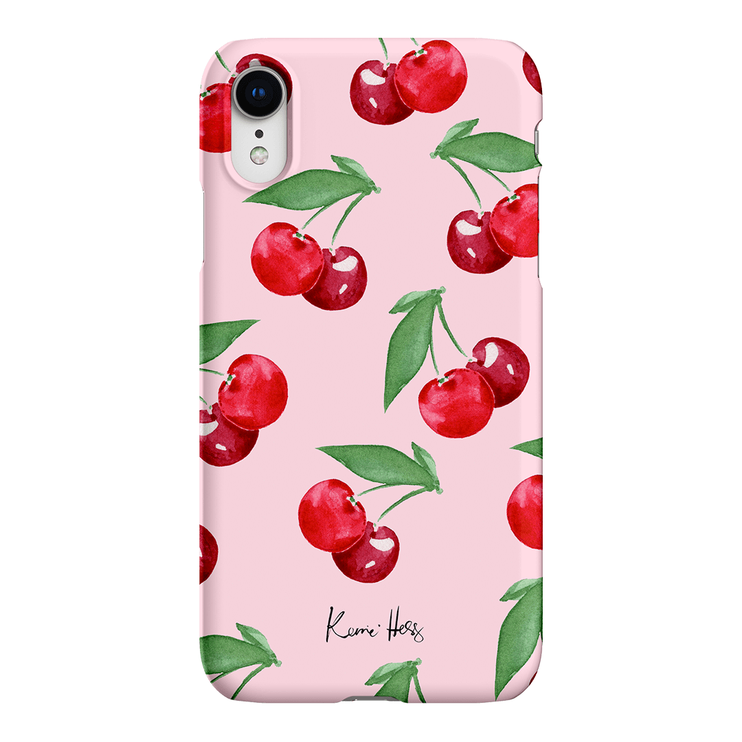 Cherry Rose Printed Phone Cases iPhone XR / Snap by Kerrie Hess - The Dairy