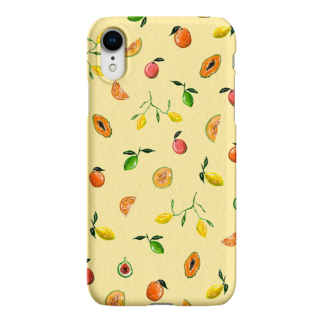 Golden Fruit Printed Phone Cases iPhone XR / Snap by BG. Studio - The Dairy