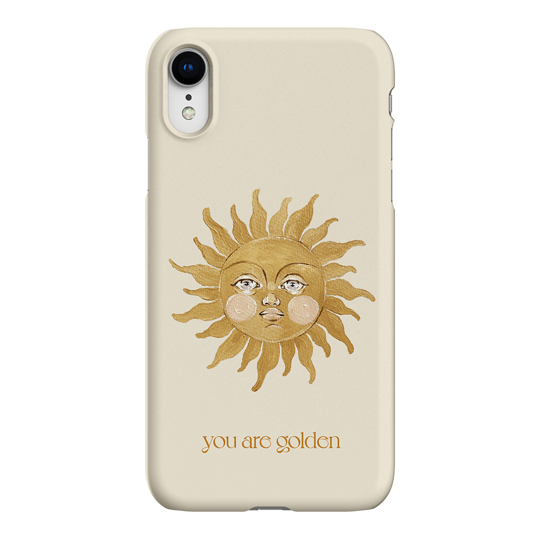 You Are Golden Printed Phone Cases iPhone XR / Snap by Brigitte May - The Dairy