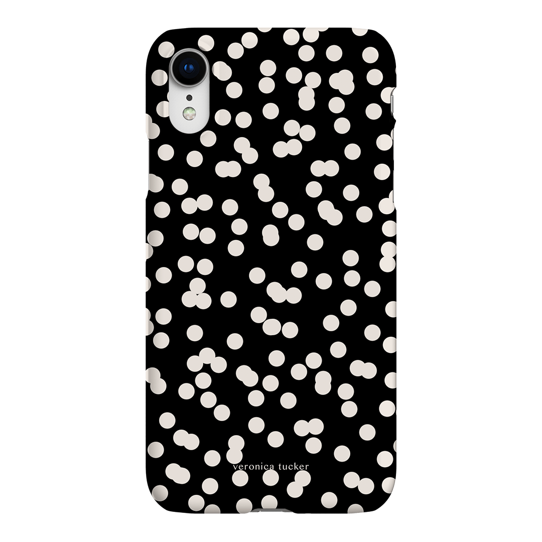 Mini Confetti Noir Printed Phone Cases iPhone XR / Snap by Veronica Tucker - The Dairy
