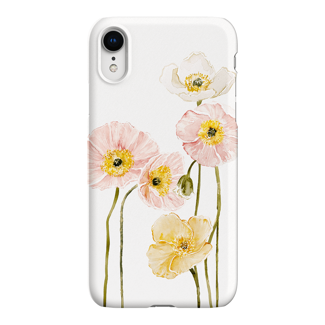 Poppies Printed Phone Cases iPhone XR / Snap by Brigitte May - The Dairy