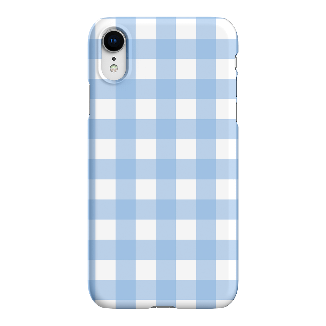 Gingham in Sky Matte Case Matte Phone Cases iPhone XR / Snap by The Dairy - The Dairy