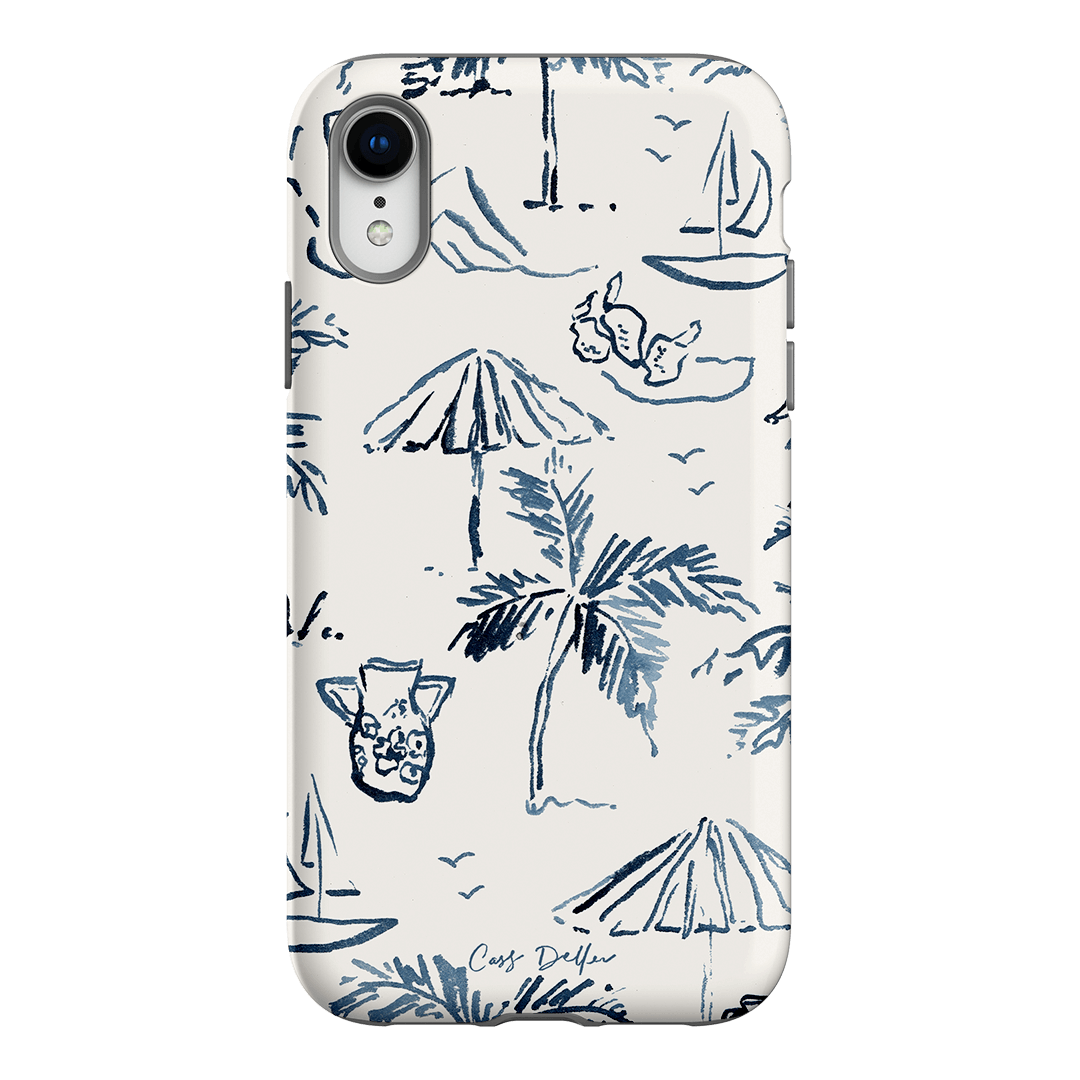 Balmy Blue Printed Phone Cases iPhone XR / Armoured by Cass Deller - The Dairy