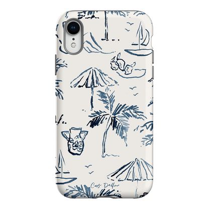 Balmy Blue Printed Phone Cases iPhone XR / Armoured by Cass Deller - The Dairy