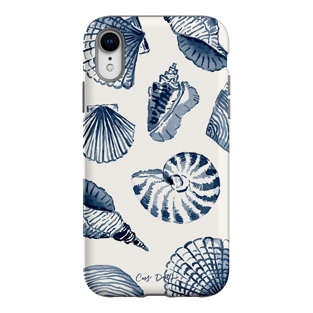 Blue Shells Printed Phone Cases iPhone XR / Armoured by Cass Deller - The Dairy