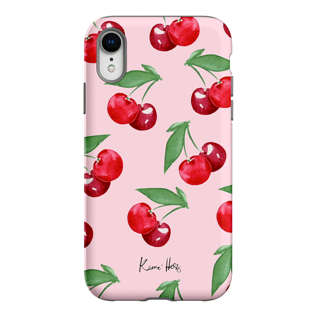 Cherry Rose Printed Phone Cases iPhone XR / Armoured by Kerrie Hess - The Dairy