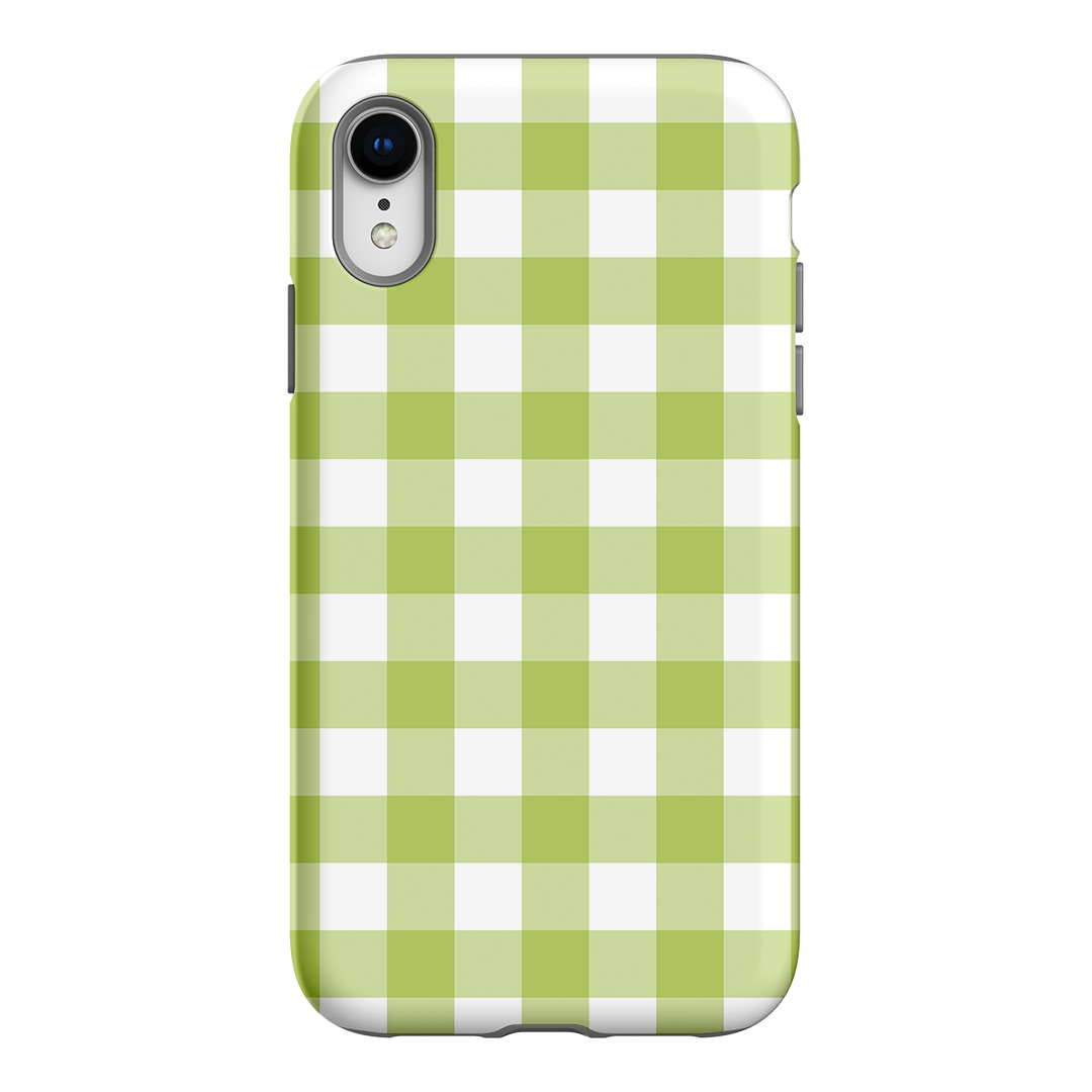 Gingham in Citrus Matte Case Matte Phone Cases iPhone XR / Armoured by The Dairy - The Dairy