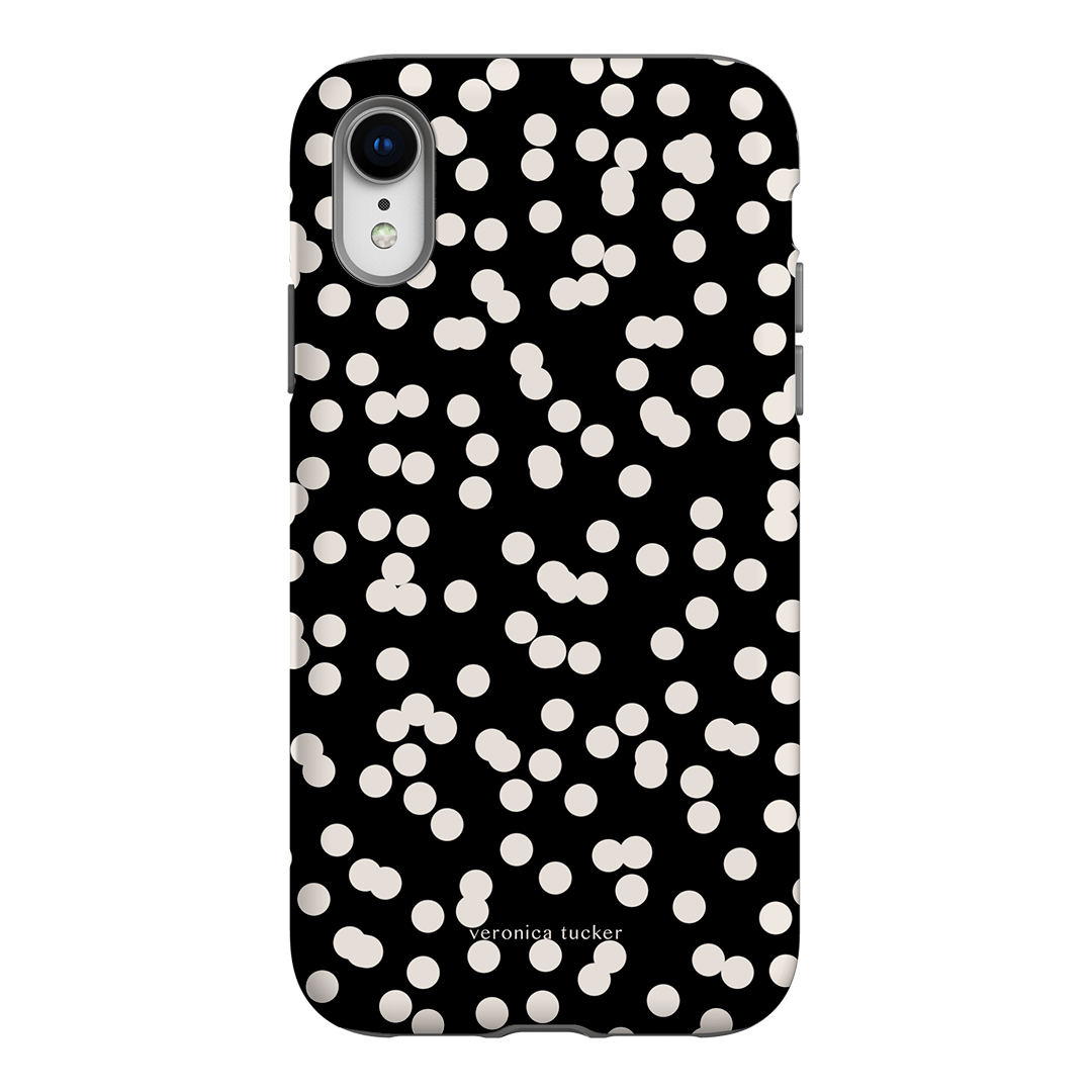Mini Confetti Noir Printed Phone Cases iPhone XR / Armoured by Veronica Tucker - The Dairy