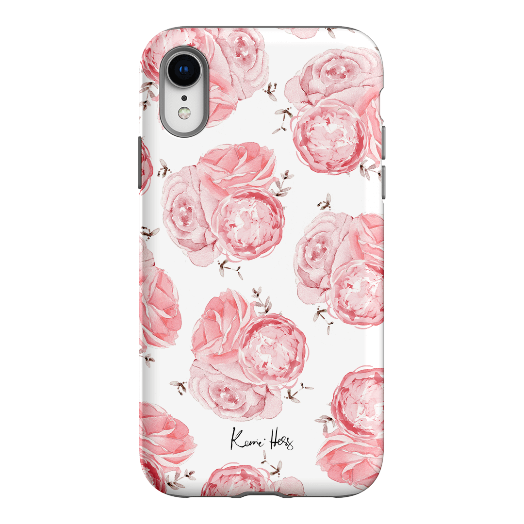 Peony Rose Printed Phone Cases iPhone XR / Armoured by Kerrie Hess - The Dairy