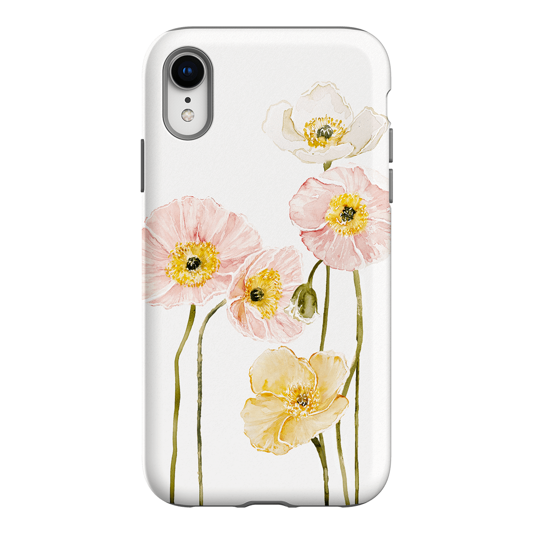 Poppies Printed Phone Cases iPhone XR / Armoured by Brigitte May - The Dairy