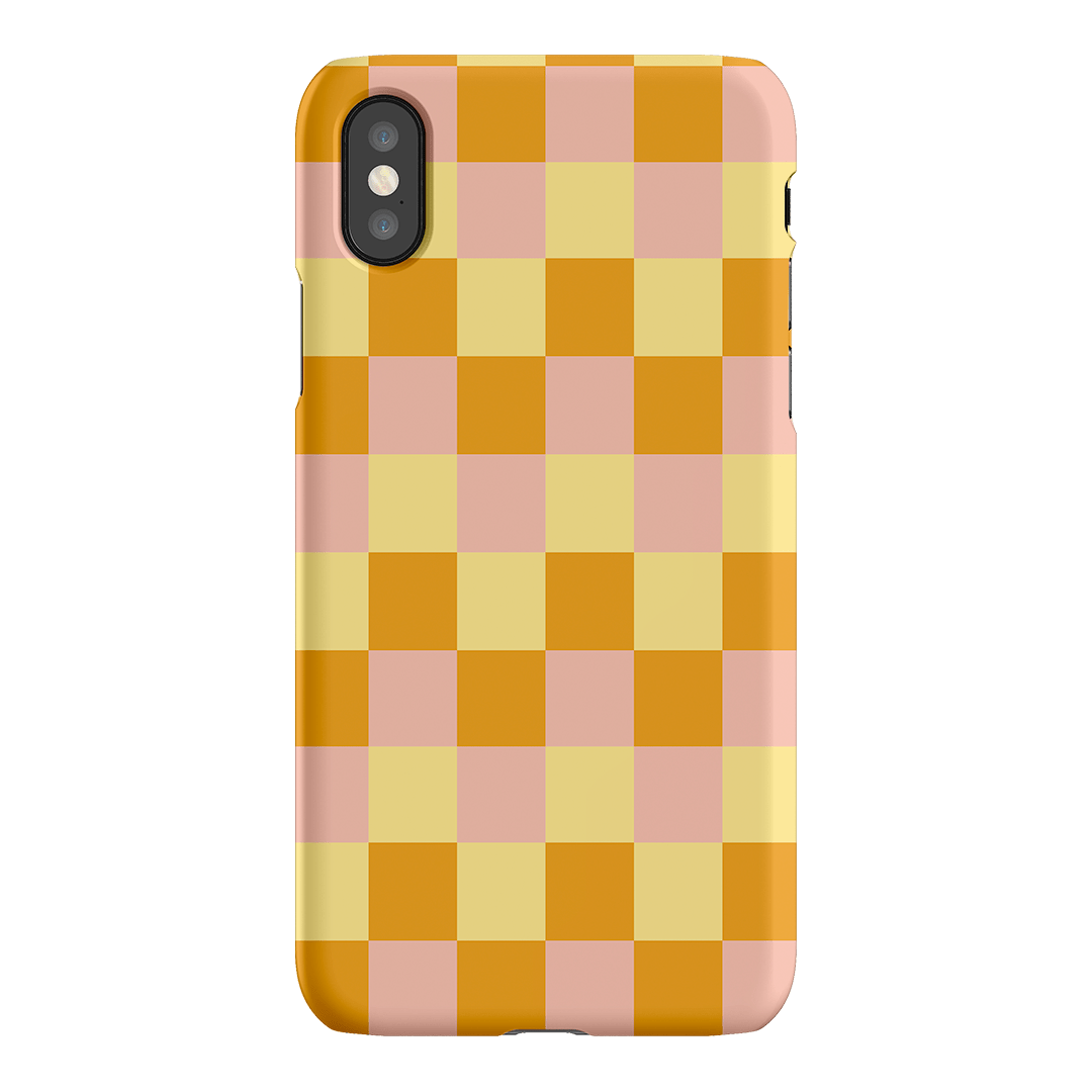 Checks in Fall Matte Case Matte Phone Cases iPhone XS / Snap by The Dairy - The Dairy