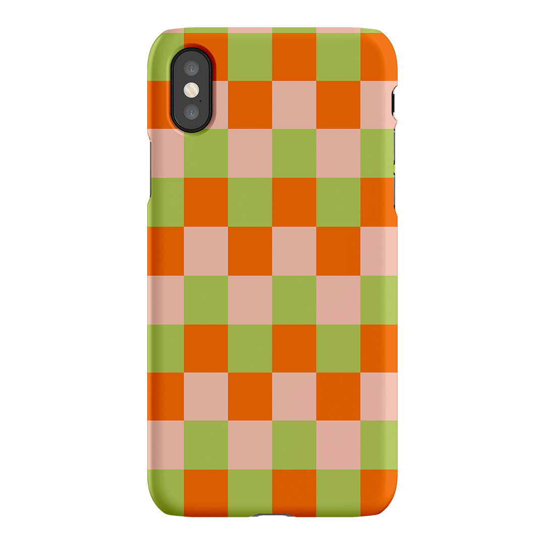 Checks in Summer Matte Case Matte Phone Cases iPhone XS / Snap by The Dairy - The Dairy