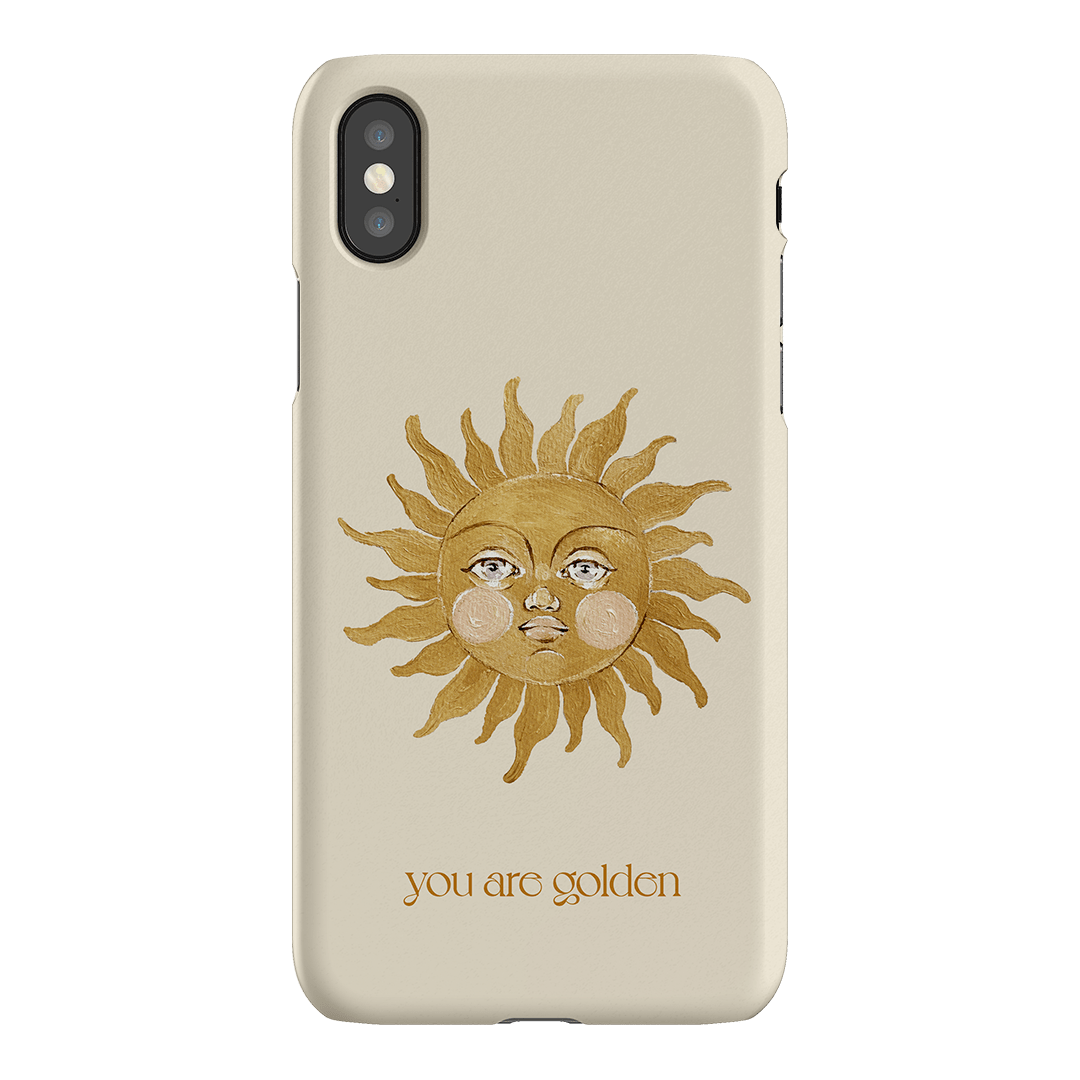 You Are Golden Printed Phone Cases iPhone XS / Snap by Brigitte May - The Dairy