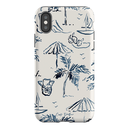 Balmy Blue Printed Phone Cases iPhone XS / Armoured by Cass Deller - The Dairy