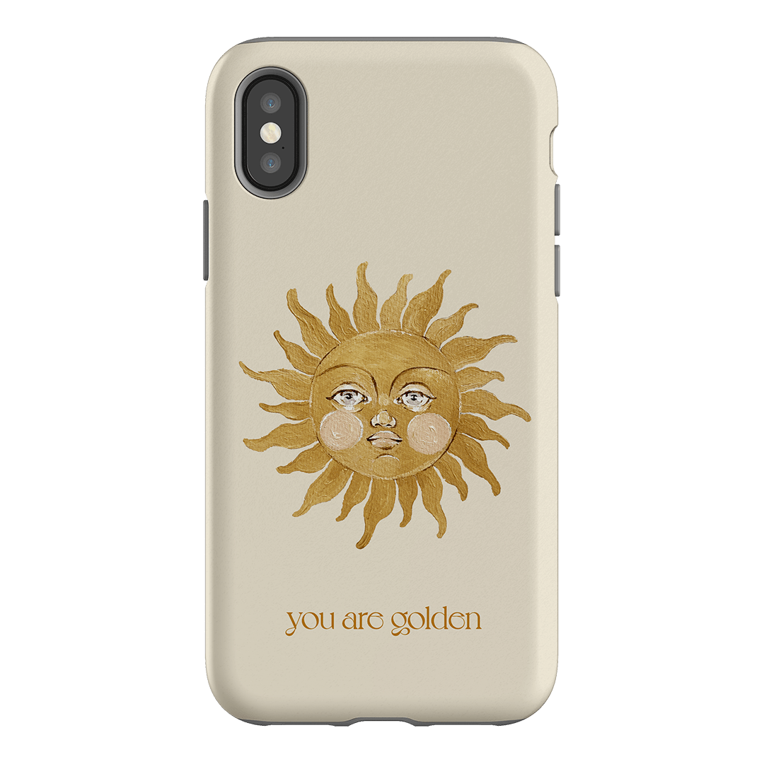 You Are Golden Printed Phone Cases iPhone XS / Armoured by Brigitte May - The Dairy