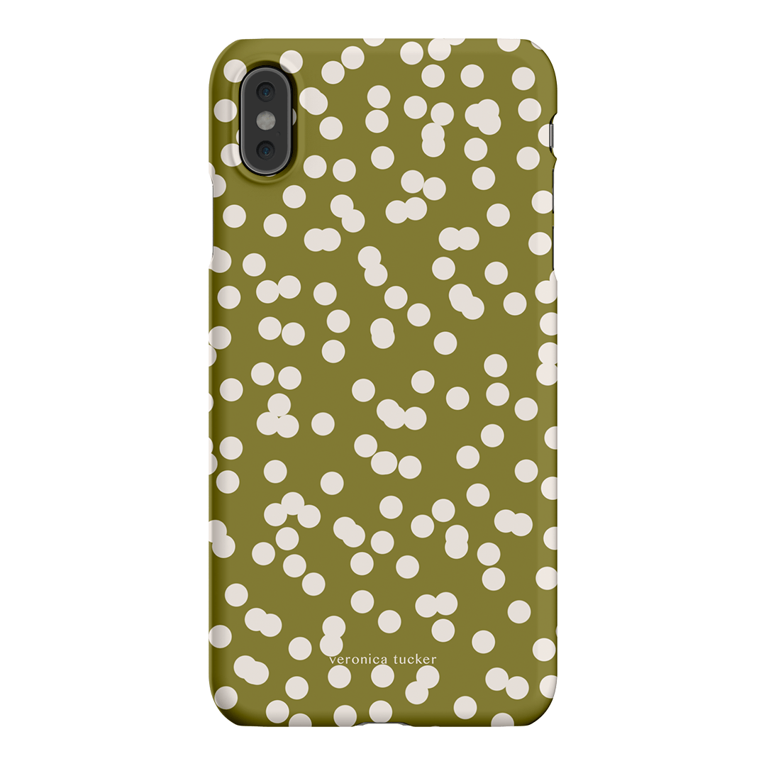 Mini Confetti Chartreuse Printed Phone Cases by Veronica Tucker - The Dairy