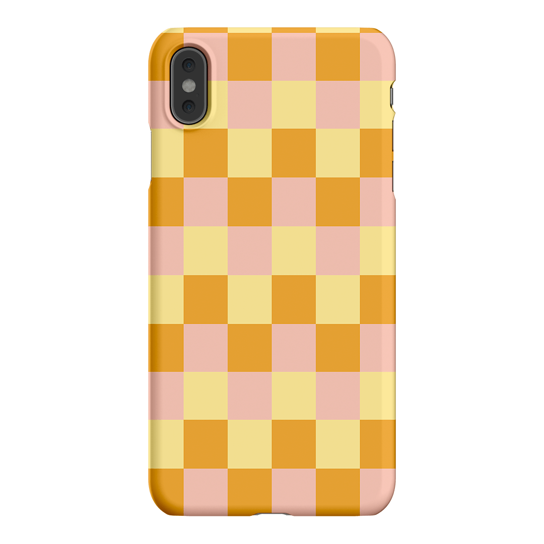 Checks in Fall Matte Case Matte Phone Cases iPhone XS Max / Snap by The Dairy - The Dairy