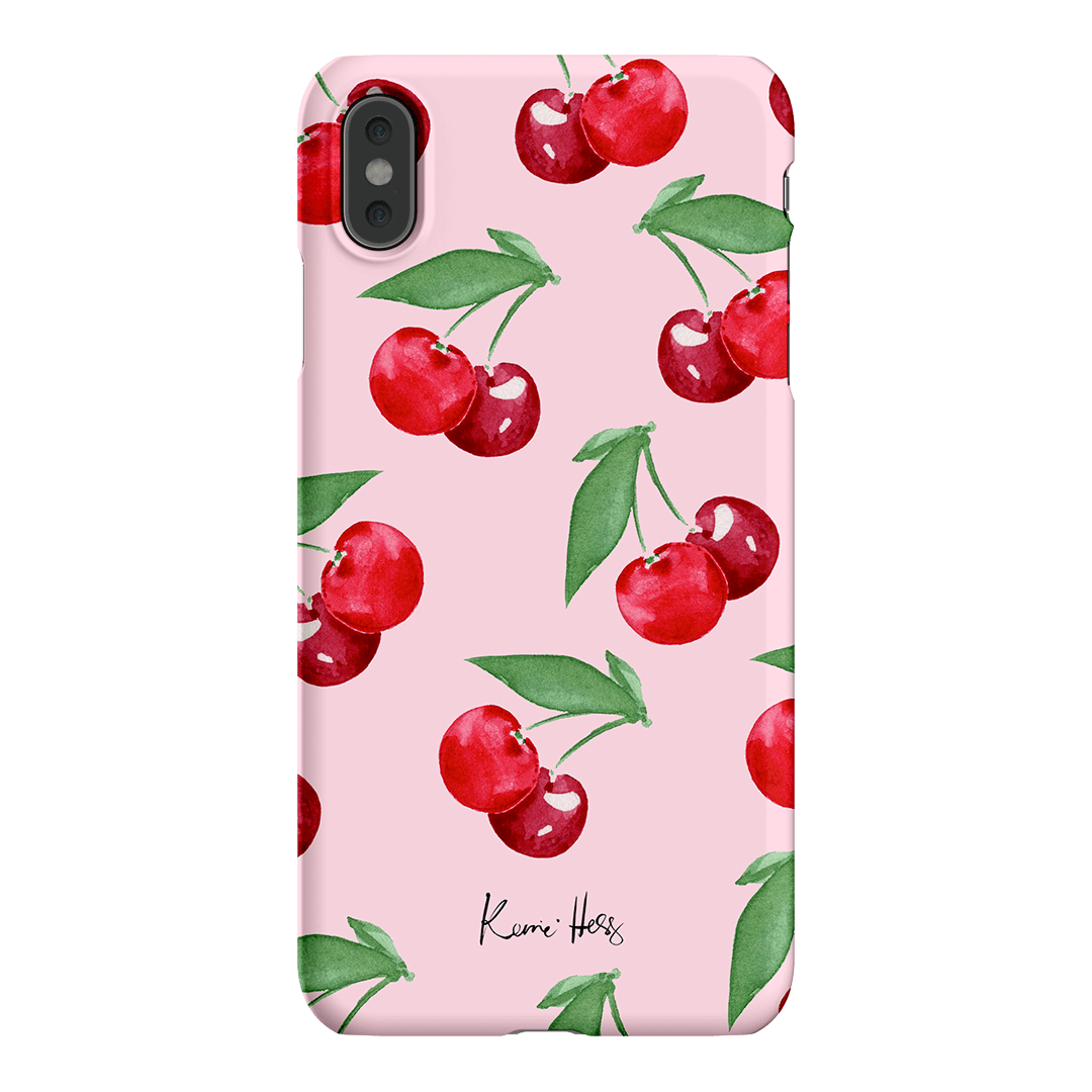 Cherry Rose Printed Phone Cases iPhone XS Max / Snap by Kerrie Hess - The Dairy